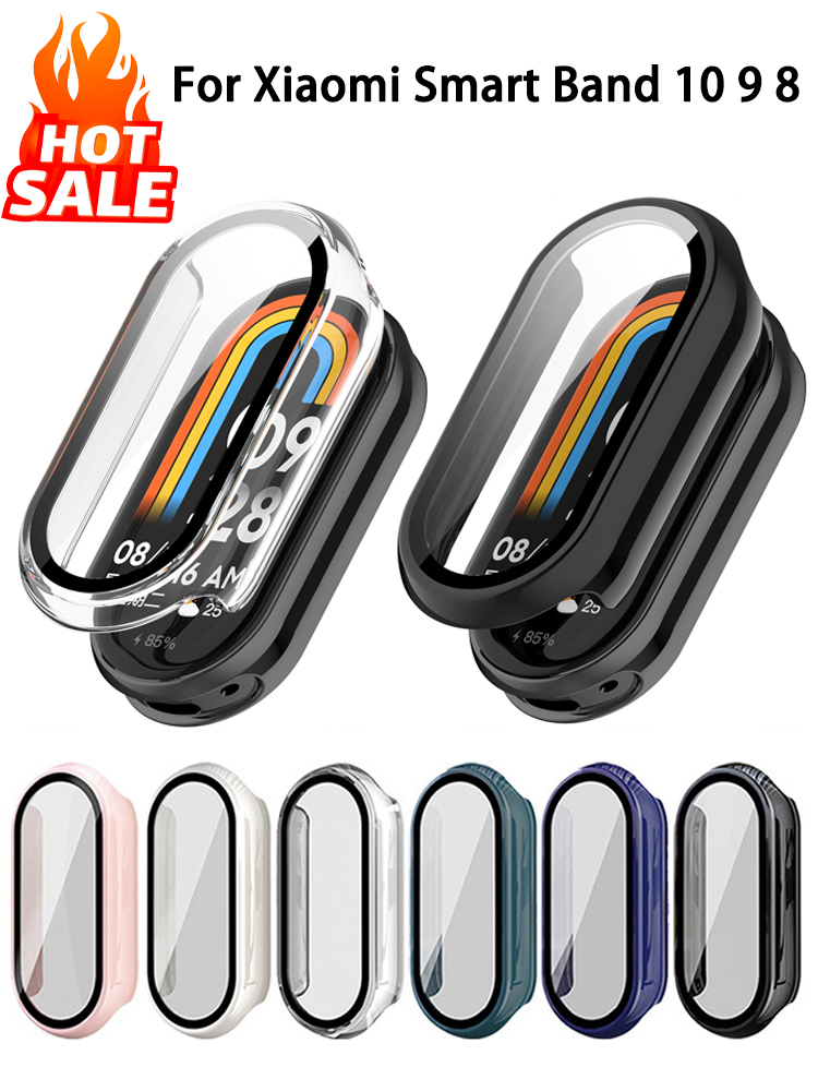 Garmin Smartwatch Accessories - กระจกนิรภัย + PCสําหรับXiaomi Mi Band 10