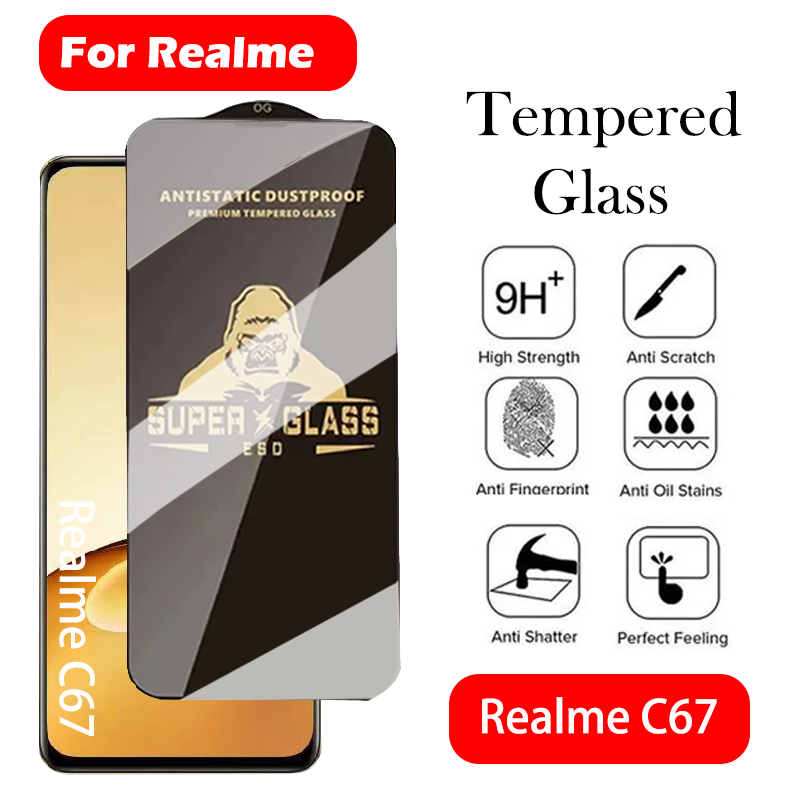 Realme C67 - KingKong GorillaกระจกนิรภัยสําหรับRealme C67 C65 C55 C53