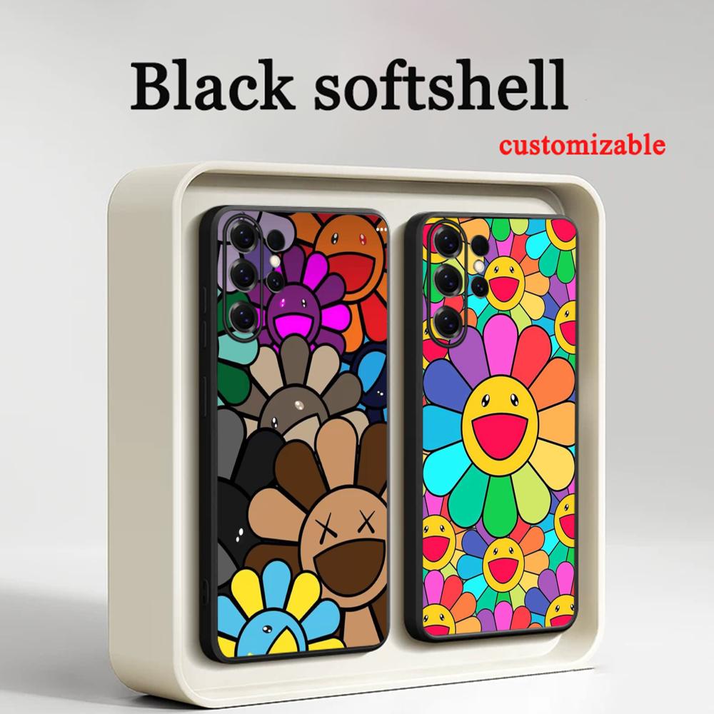 Samsung Galaxy S25 - ภาพวาดเอ็ม-มุราคามิศิลปินชาวญี่ปุ่นเคสโทรศัพท์สำหรับซัมซุงกาแล็กซี่ S26 S25 S24 S23 S22