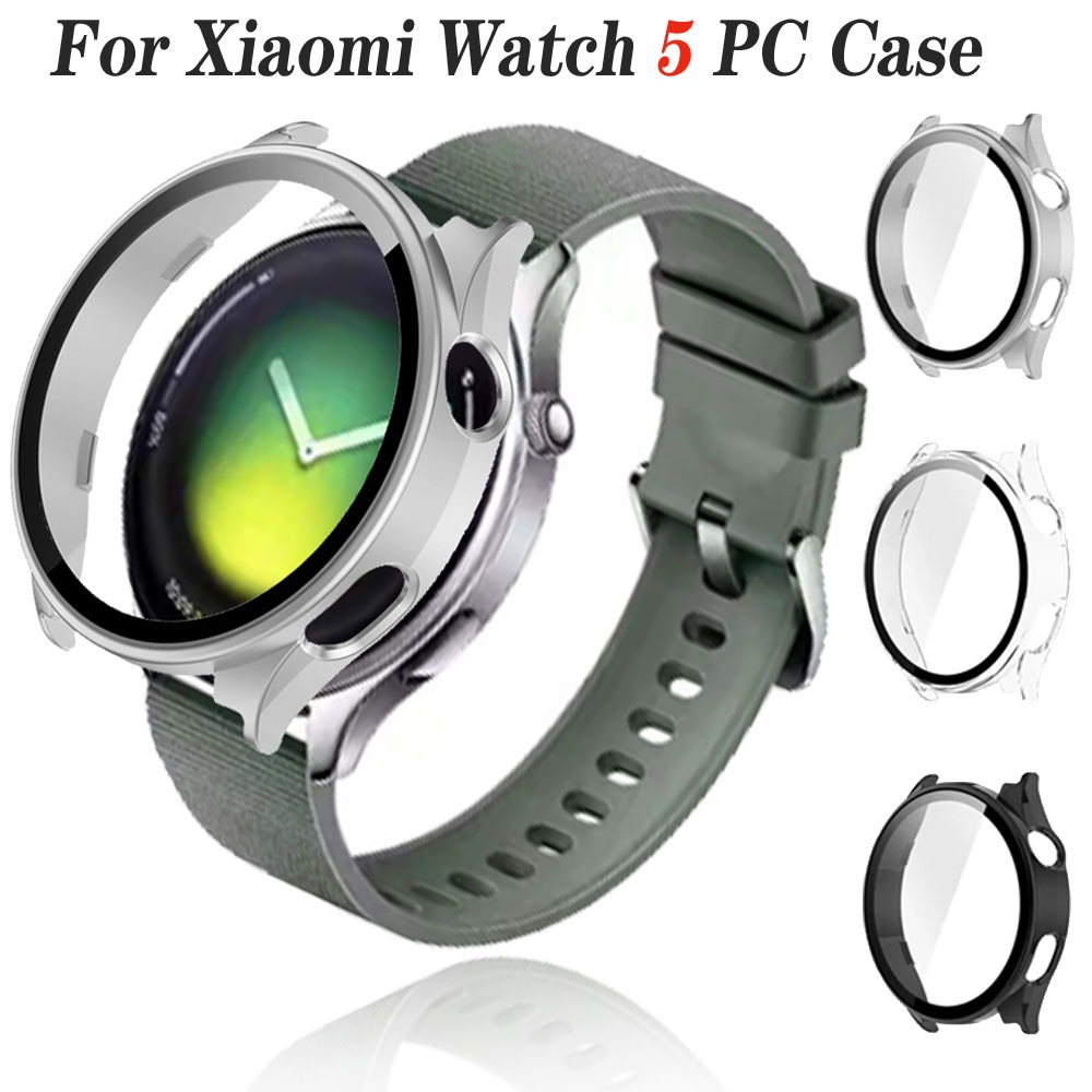 Xiaomi Smartwatch S4 Accessories - เปลือกและเมมเบรนแบบรวมสำหรับเสี่ยวมี่ วอทช์ 5 กรอบป้องกันรอยขีดข่วนรอบด้าน ฝาครอบป้องกันหน้าจอ อุปกรณ์เสริมเสี่ยวมี่