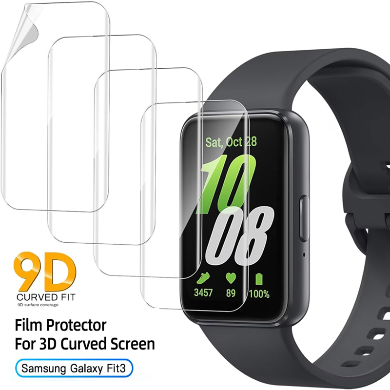 Watch Face Protector - ฟิล์มไฮโดรเจลแบบนุ่มสําหรับ Samsung Galaxy Fit 3 ตัวป้องกันหน้าจอป้องกันรอยขีดข่วนสําหรับ