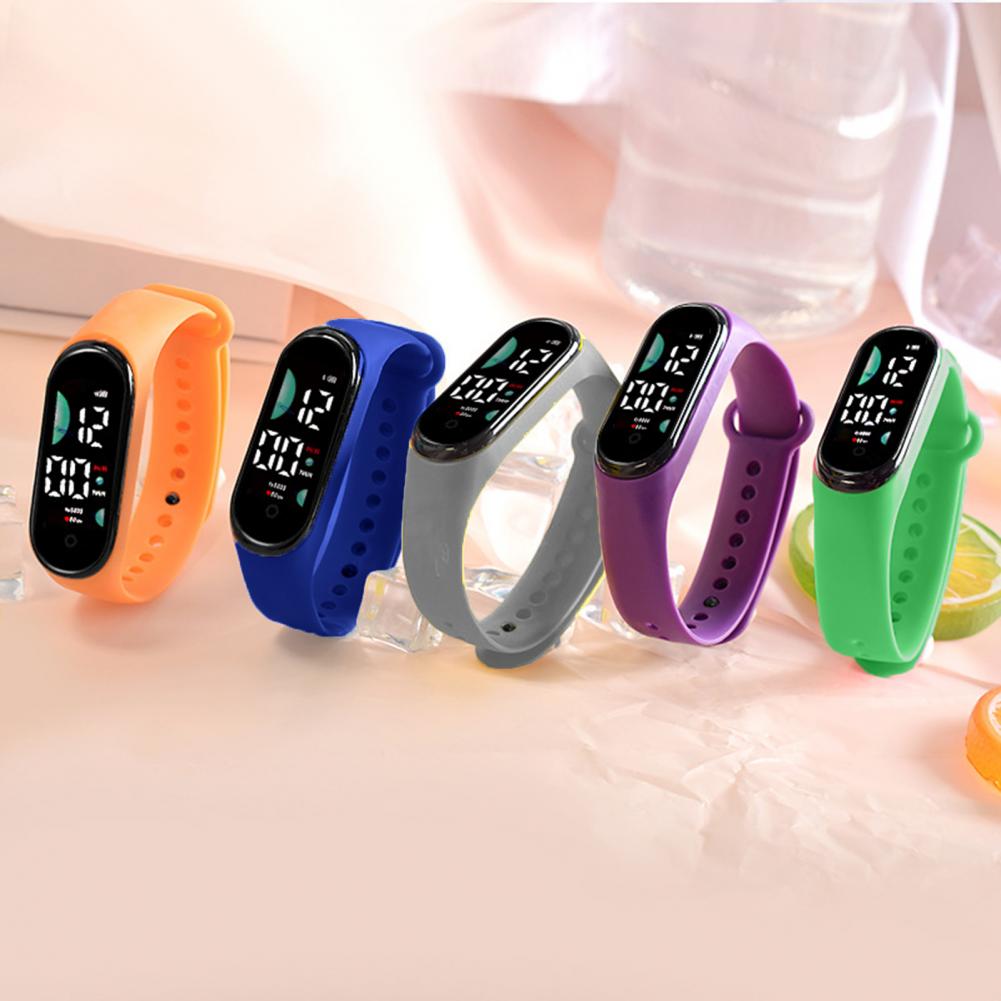 Smartwatch Touch - นาฬิกาเด็กของขวัญวันเกิดสําหรับเด็กสาวสมาร์ท LED ดิจิตอลการ์ตูนเด็กนาฬิกากันน้ํานาฬิกาข้อมือ reloj niño
