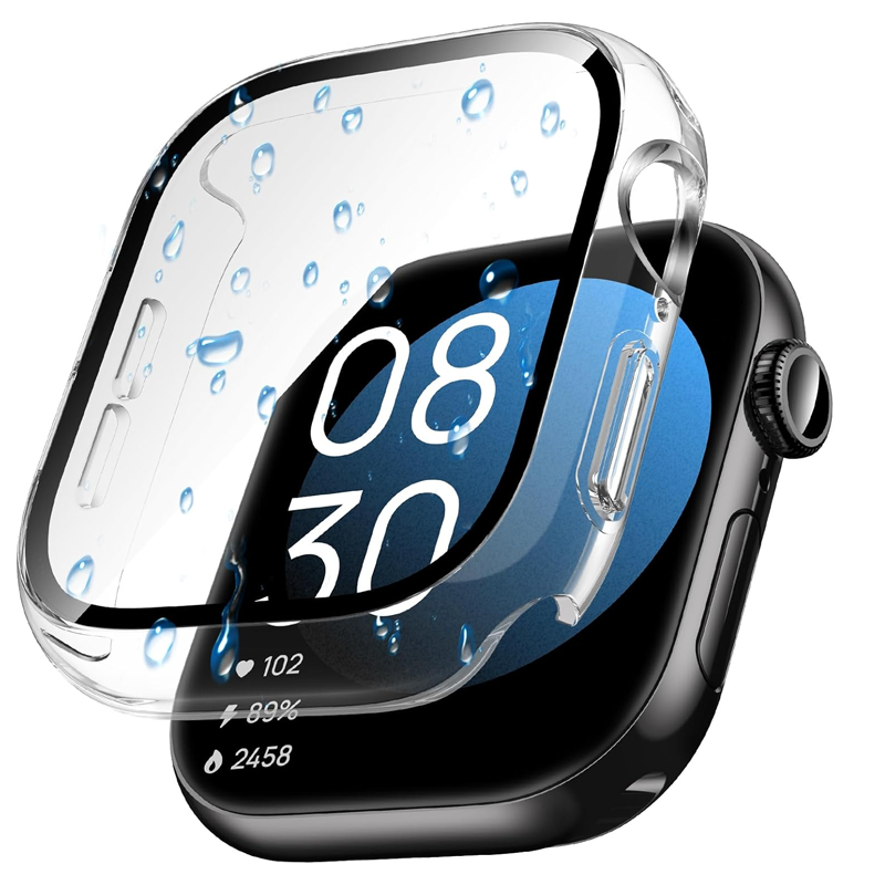 Smartwatch Band Accessories - กระจก+เคสสำหรับ Apple Watch ขนาด 44 มม.