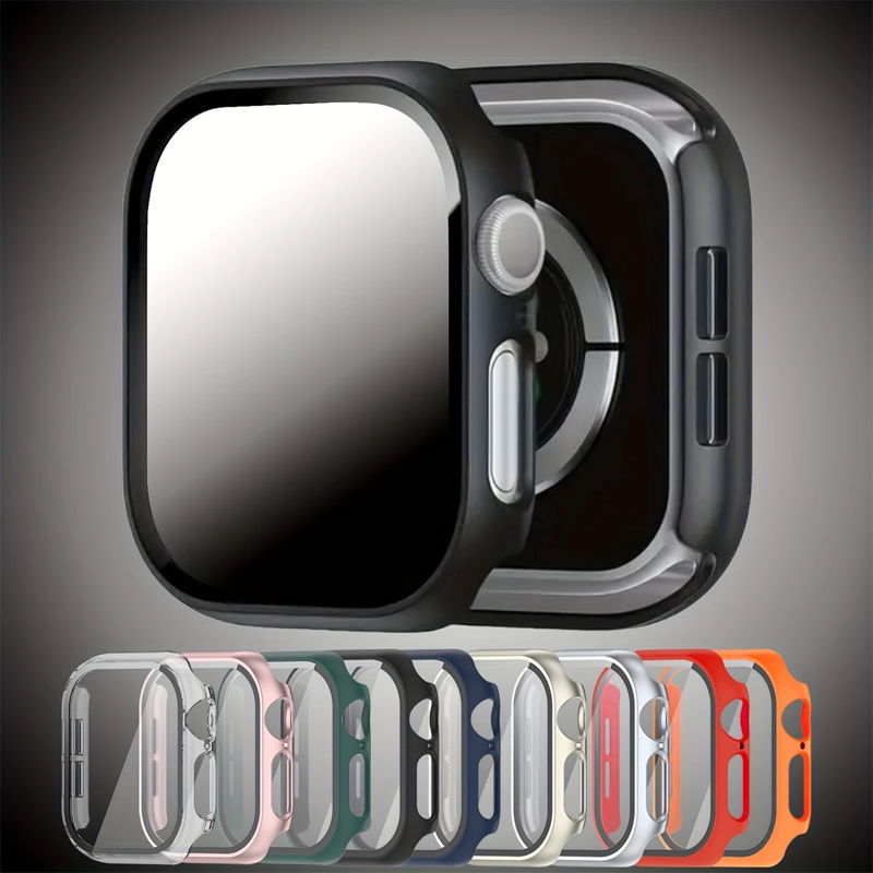 Smartwatch Band Accessories - กระจก + กรณีสำหรับแอปเปิ้ลวอทช์ 45 มม.41 มม.44