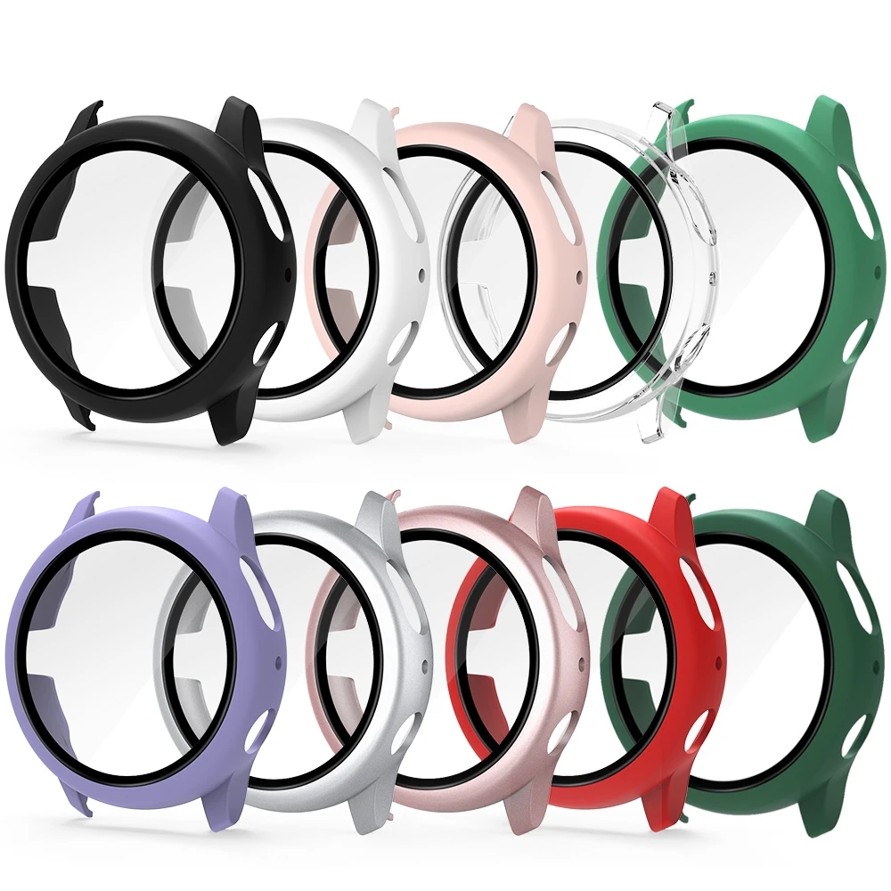 Garmin Smartwatch Accessories - เคสกระจกนิรภัยสำหรับ Samsung Galaxy Watch Active 2
