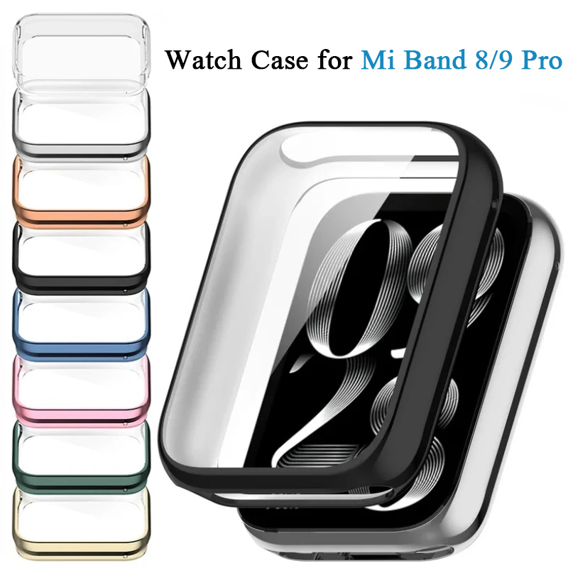 Android Smartwatch Accessories - กรณีTPUนุ่มสําหรับXiaomi Mi Band 8 Proสมาร์ทสายนาฬิกากันชนป้องกันหน้าจอสําหรับXiaomi Mi