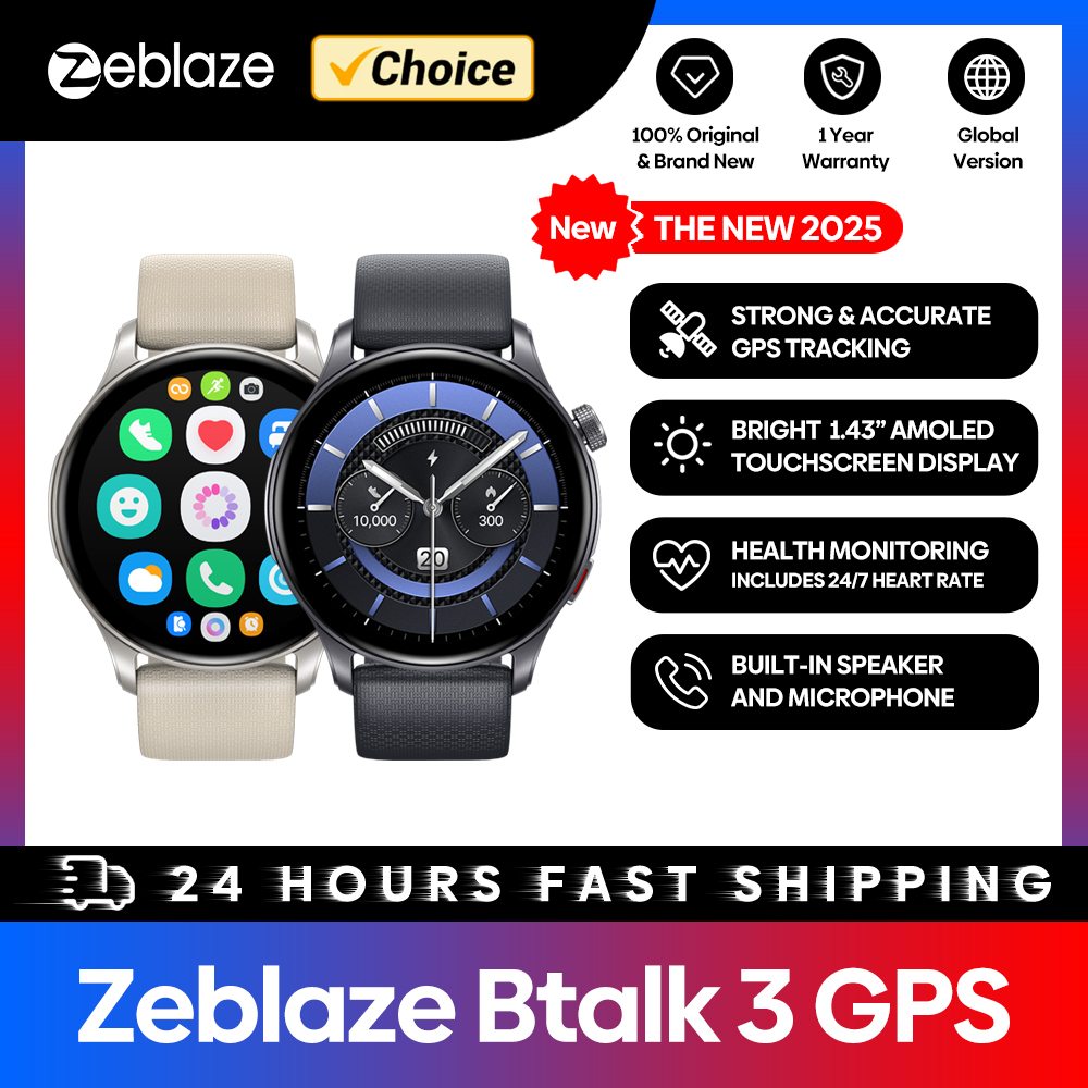 Smartwatch X - ใหม่ Zeblaze Btalk 3 GPS Smartwatch