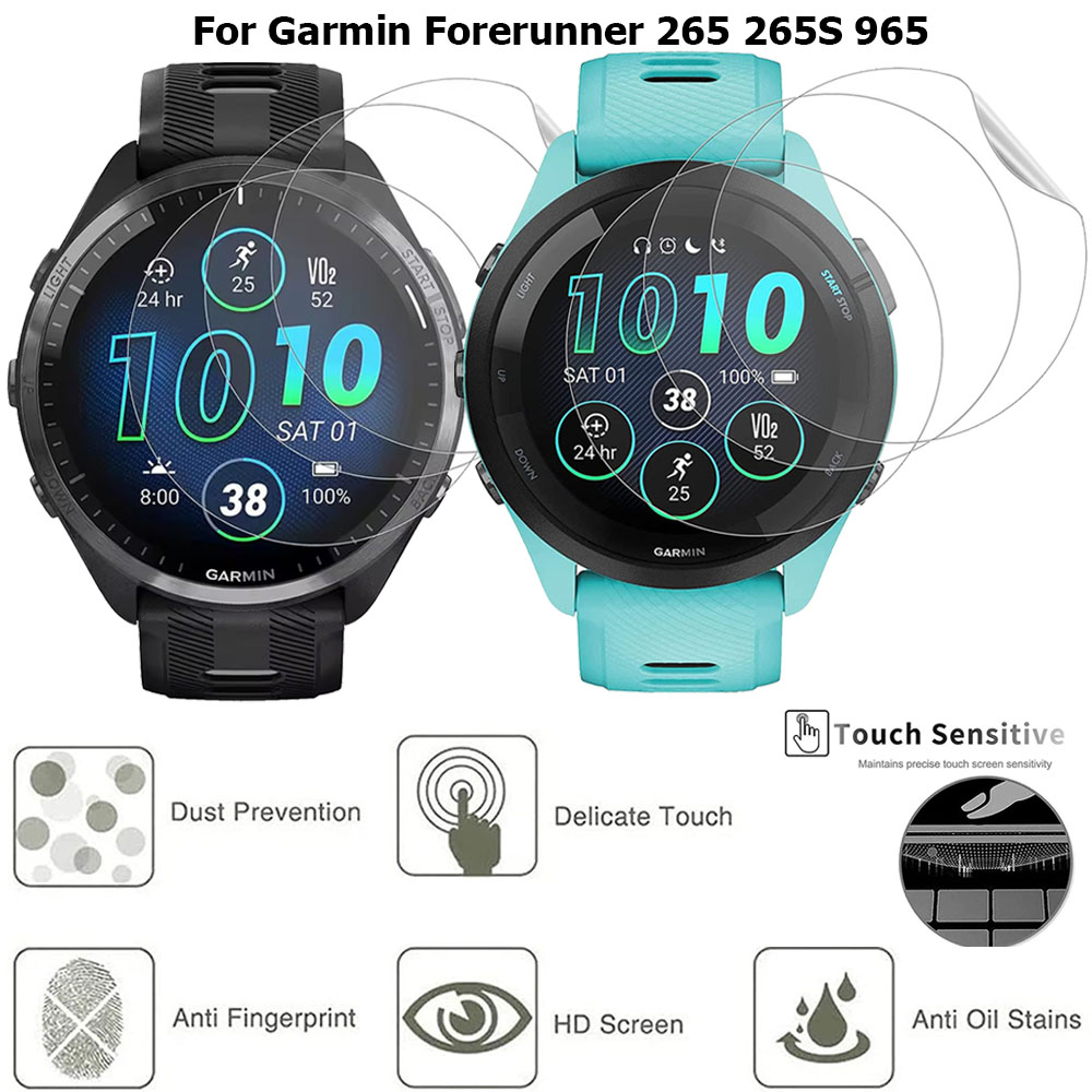 Garmin Smartwatch Accessories - 3Pcs Soft HD Hydrogel ป้องกันฟิล์มสําหรับ Garmin