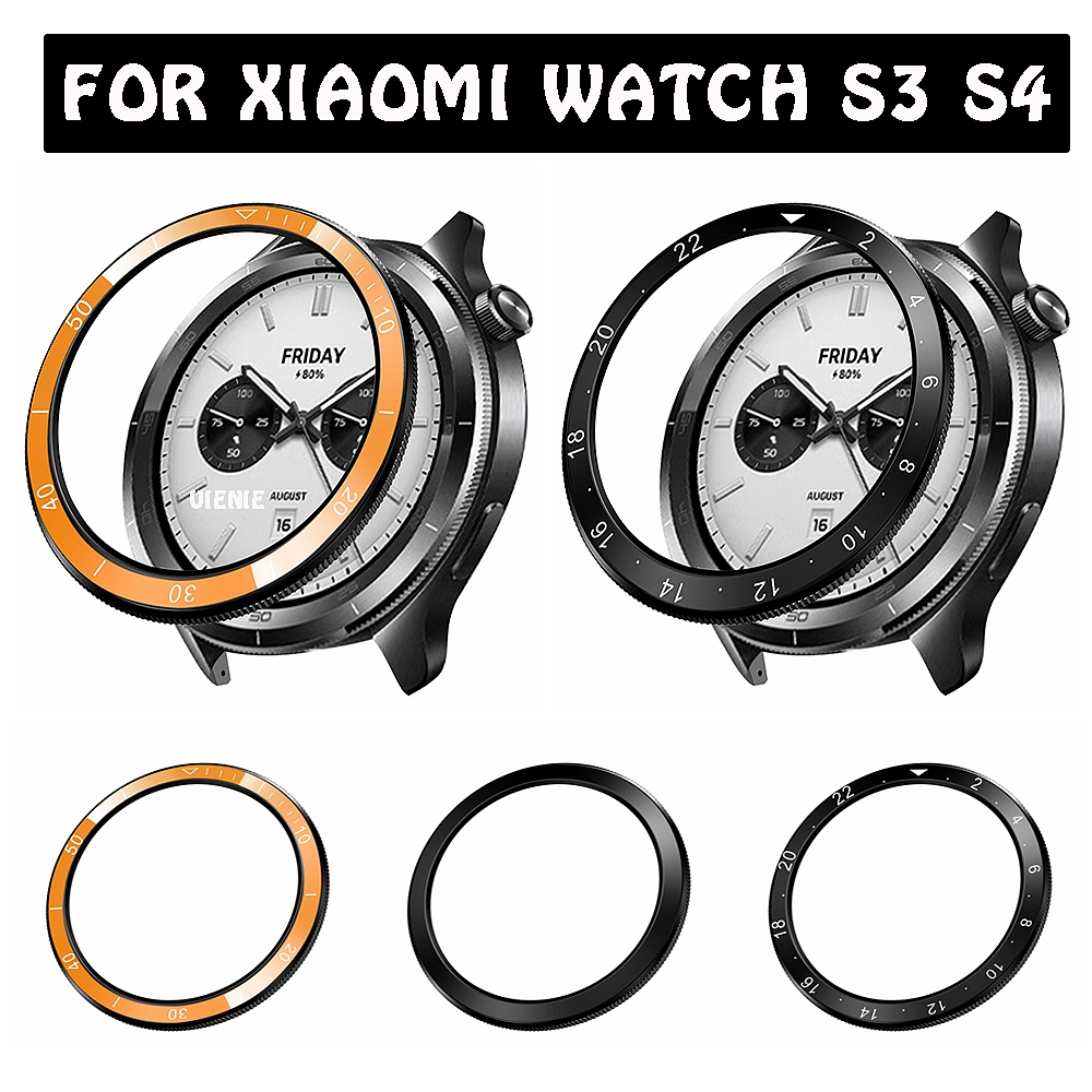 Xiaomi Smartwatch S4 Accessories - สําหรับ Xiaomi นาฬิกา S4 S3 ฝาครอบแหวน