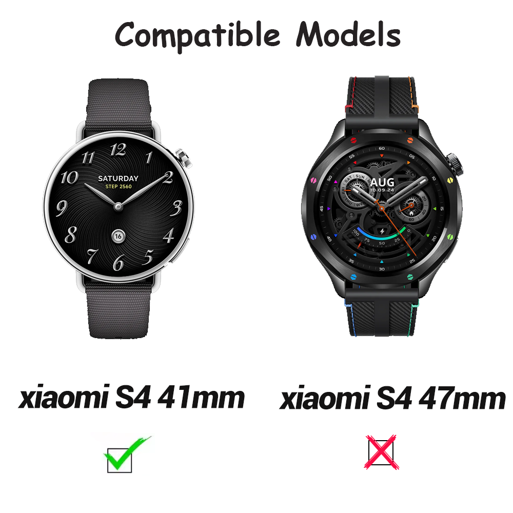 สายรัดข้อมือแบบถักขนาด 18 มม.  - Xiaomi Smartwatch S4 Accessories บทวิจารณ์และราคา