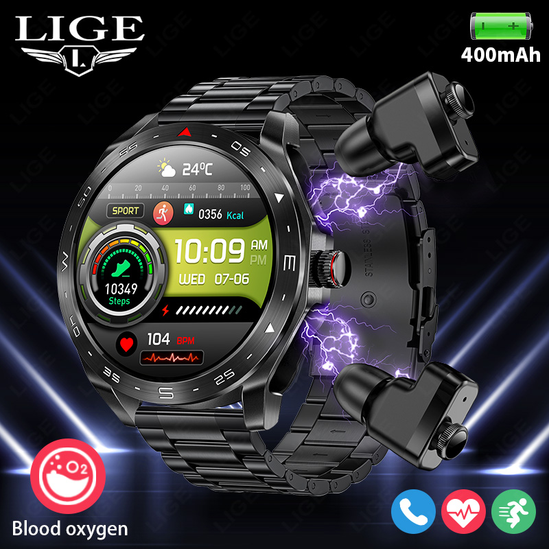 LIGE สมาร์ทวอทช์พร้อมหูฟังบลูท - Smartwatch Headset บทวิจารณ์และราคา
