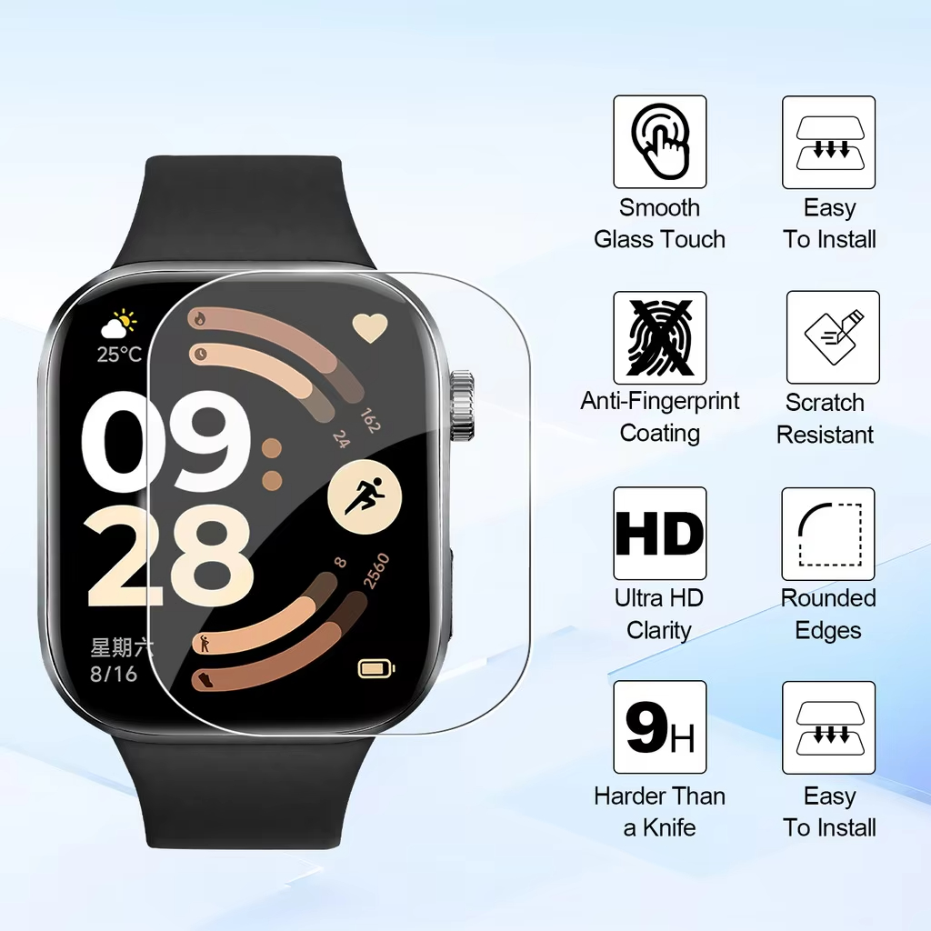 1-5 ชิ้นฟิล์มนุ่มสำหรับเสี่ยวม - Watch Face Protector บทวิจารณ์และราคา