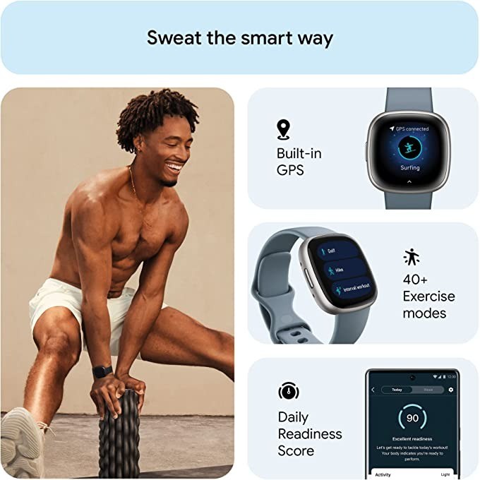 ฟิตบิท เวอร์ซ่า 4 สมาร์ทวอทช์  - Smartwatch Touch บทวิจารณ์และราคา