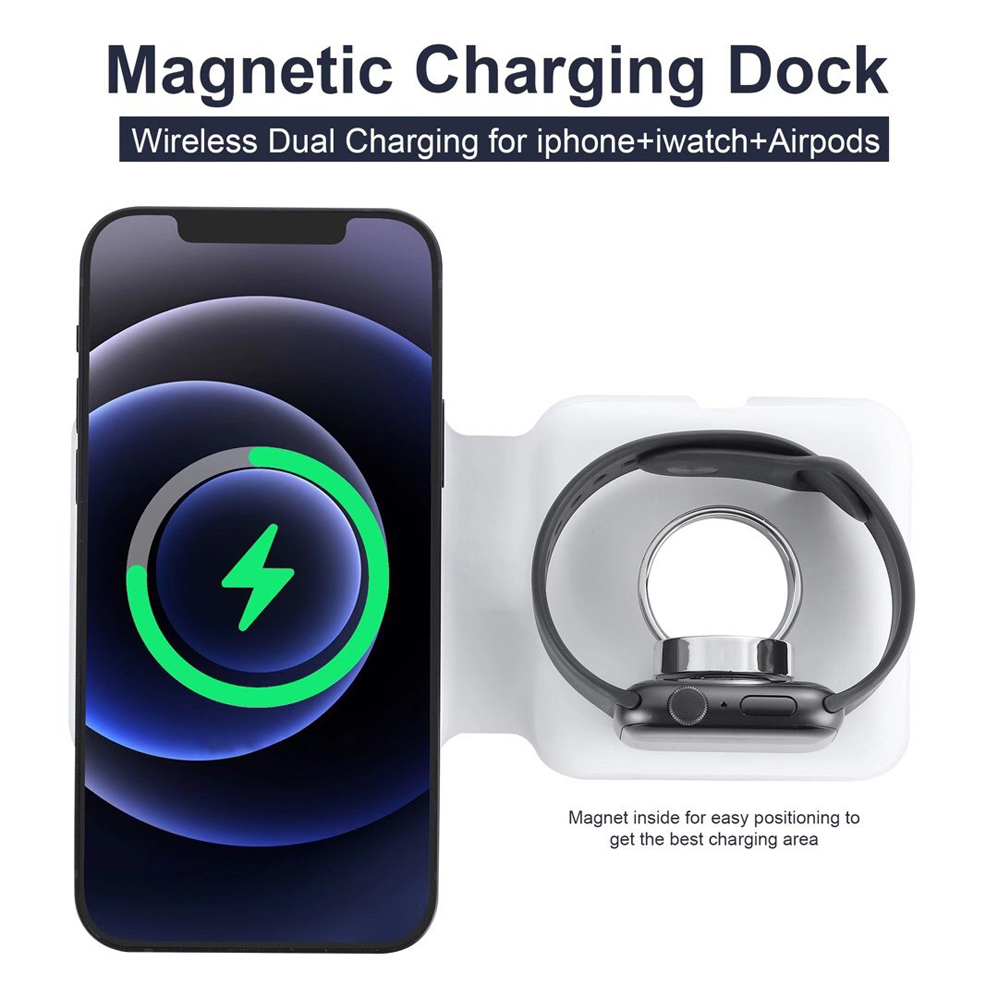 2IN1 Magsafe Duo Magnetic Wire - Smartwatch X บทวิจารณ์และราคา