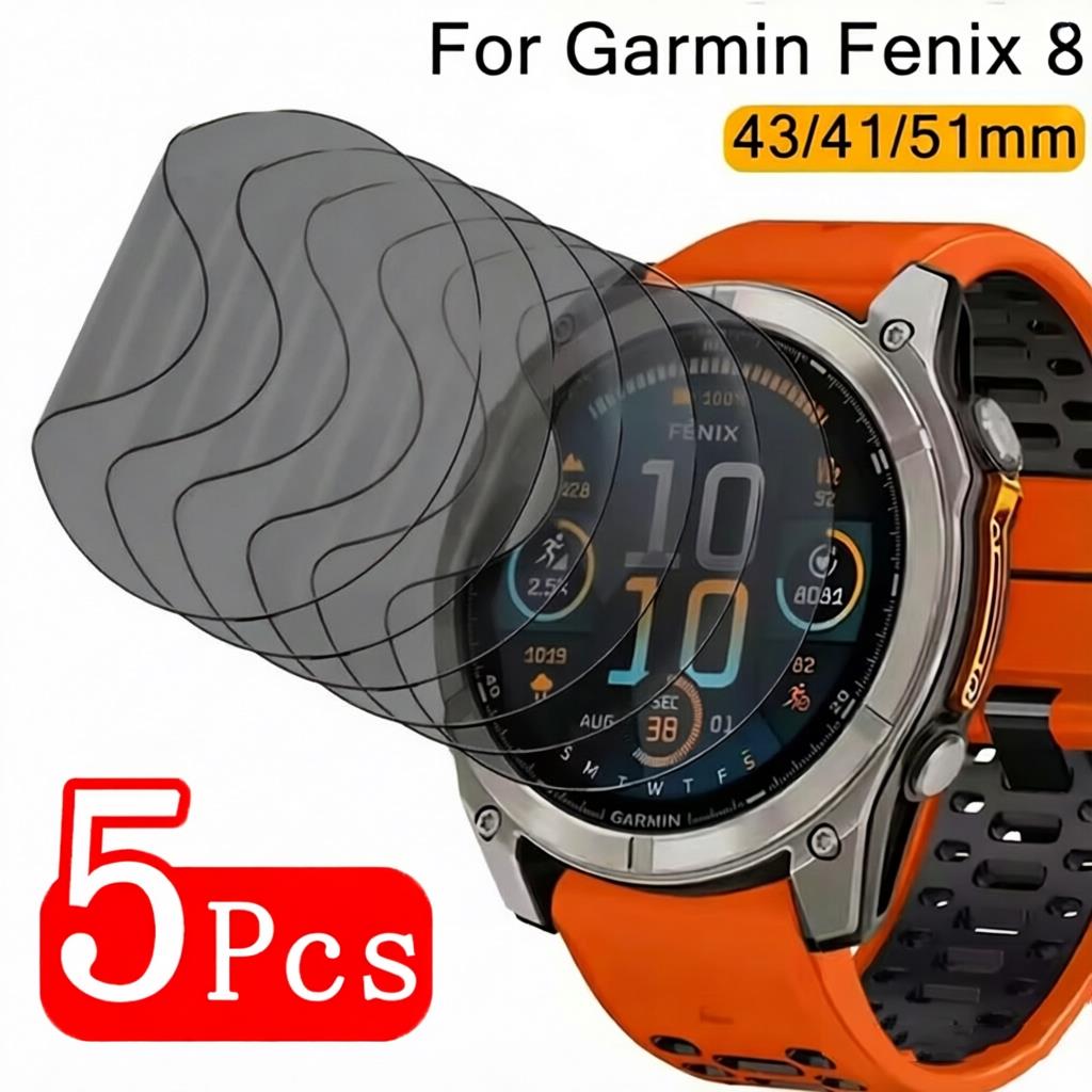 1-5 ชิ้นความเป็นส่วนตัว ไฮโดรเ - Garmin Smartwatch Accessories บทวิจารณ์และราคา