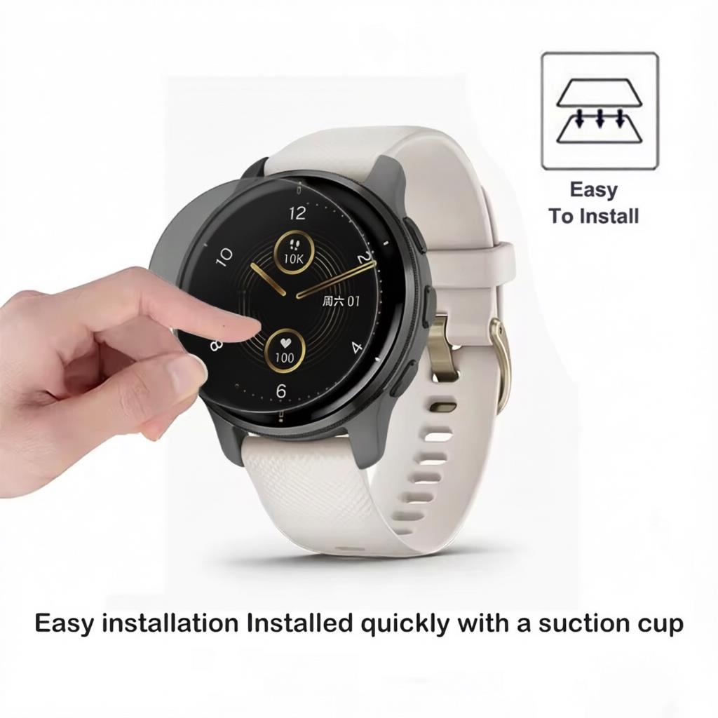 1-5 ชิ้นความเป็นส่วนตัว ไฮโดรเ - Garmin Smartwatch Accessories บทวิจารณ์และราคา