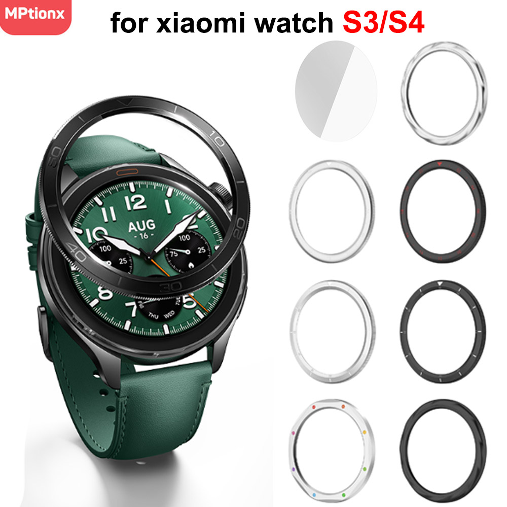 แหวนฝาโลหะสําหรับ Xiaomi นาฬิก - Xiaomi Smartwatch S4 Accessories บทวิจารณ์และราคา