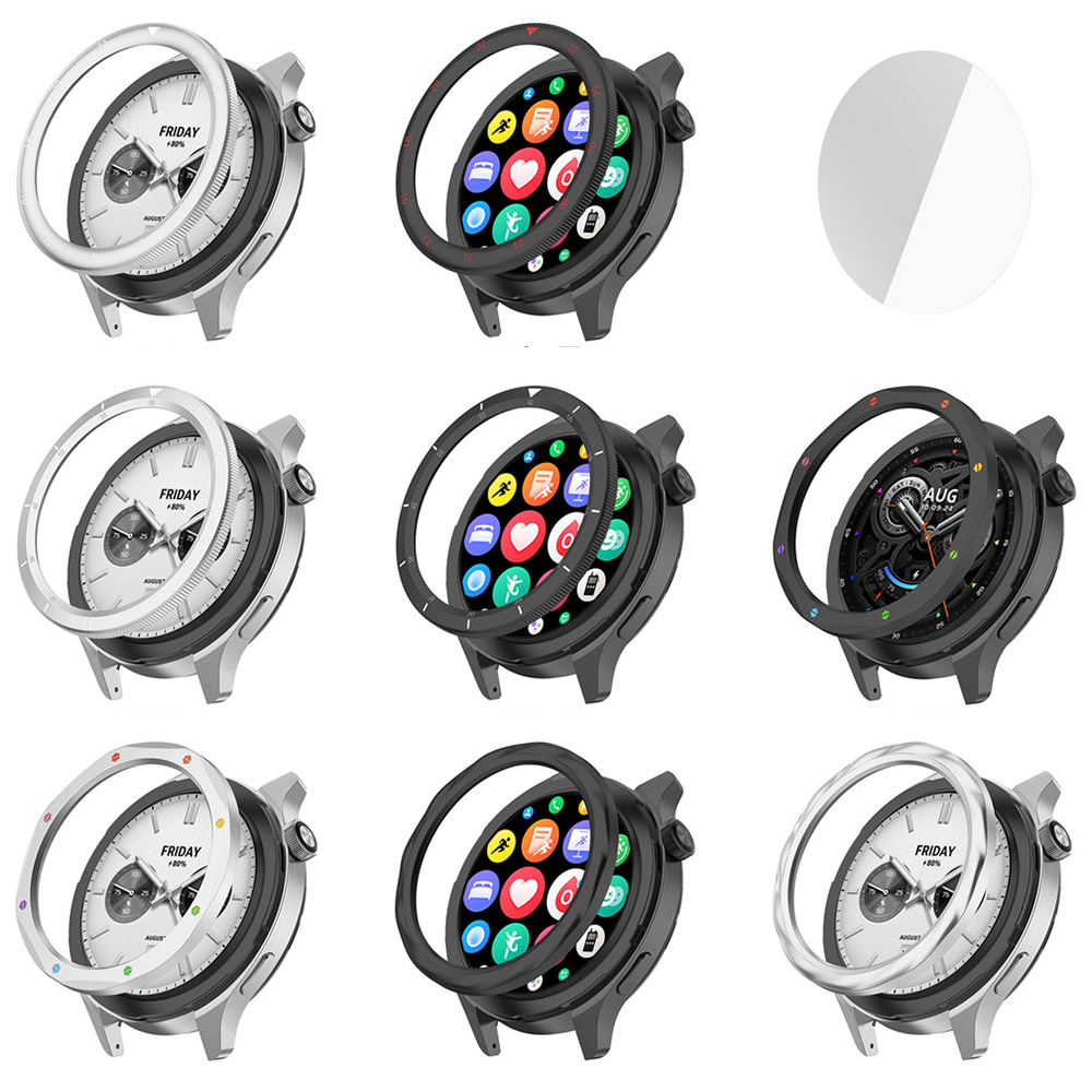 แหวนฝาโลหะสําหรับ Xiaomi นาฬิก - Xiaomi Smartwatch S4 Accessories บทวิจารณ์และราคา