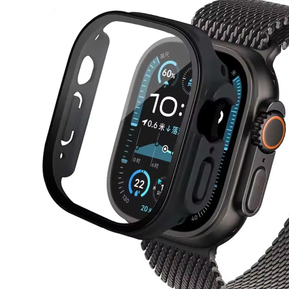 กระจก+เคสสำหรับแอปเปิ้ลวอทช์อั - Smartwatch Band Accessories บทวิจารณ์และราคา