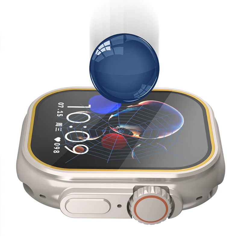 ฟิล์มกระจกนิรภัยสําหรับ Apple  - Smartwatch Band Accessories บทวิจารณ์และราคา