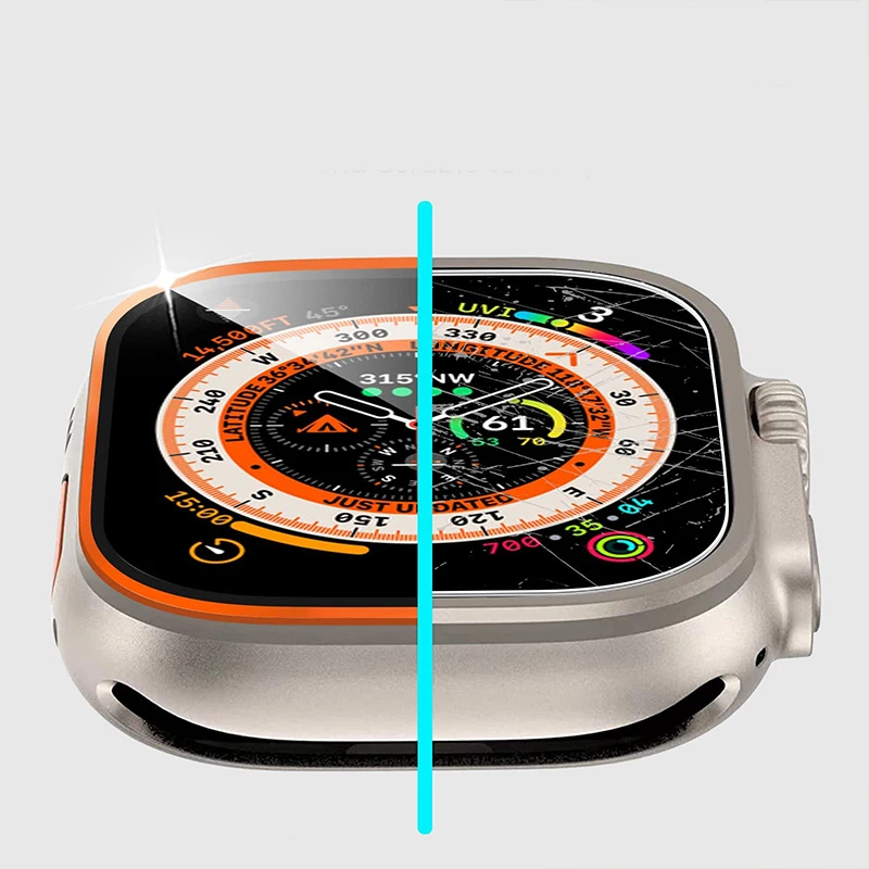 ฟิล์มกระจกนิรภัยสําหรับ Apple  - Smartwatch Band Accessories บทวิจารณ์และราคา