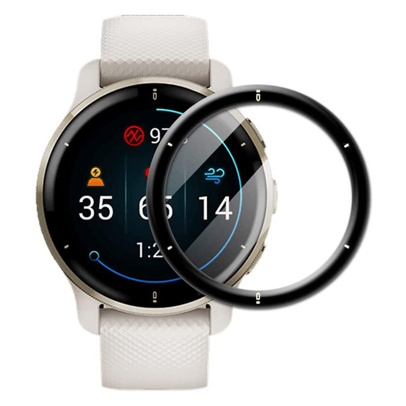 3D ขอบโค้งป้องกันฟิล์มสําหรับ  - Garmin Smartwatch Accessories บทวิจารณ์และราคา